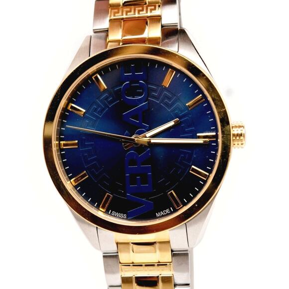 VERSACE V-Vertical Wristwatch Water Resistant 5ATM SWISS MADE Greca $985 RRP. main image 7